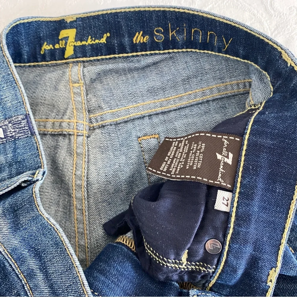 7 for all mankind the skinny jeans